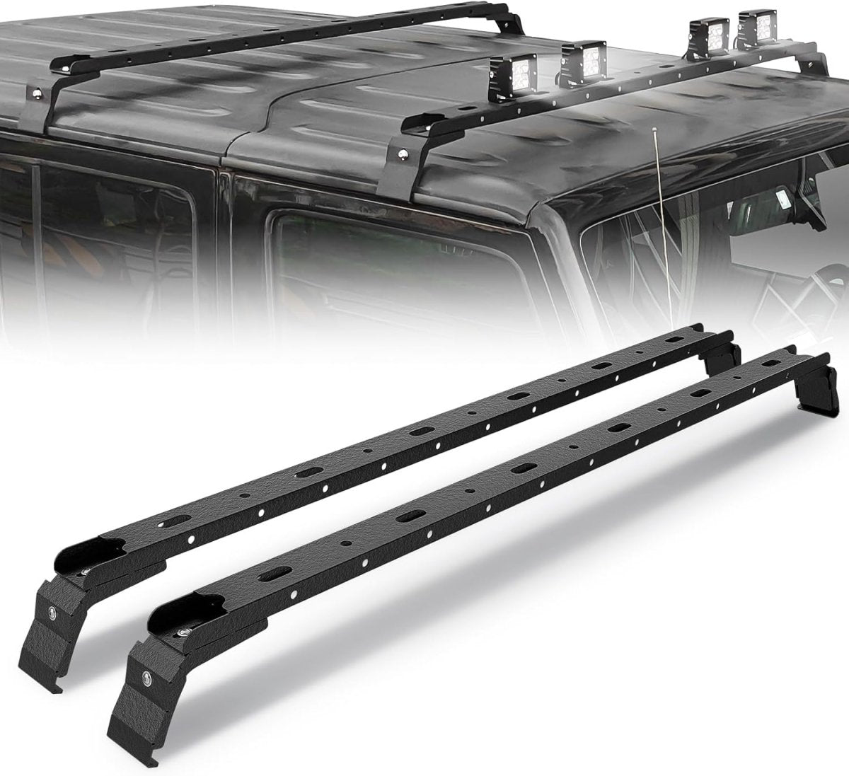 300 LBS Roof Rack for 2007-2024 Wrangler JK JKU JL JLU