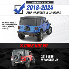 Affordable Offroad Bumpers for 2018-2024 Jeep Wrangler JL JLU | Yzona