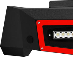 Truck Steel Rear Bumpers Compatible with 2014-2021 Toyota Tundra with Paintable Armor | Yzona