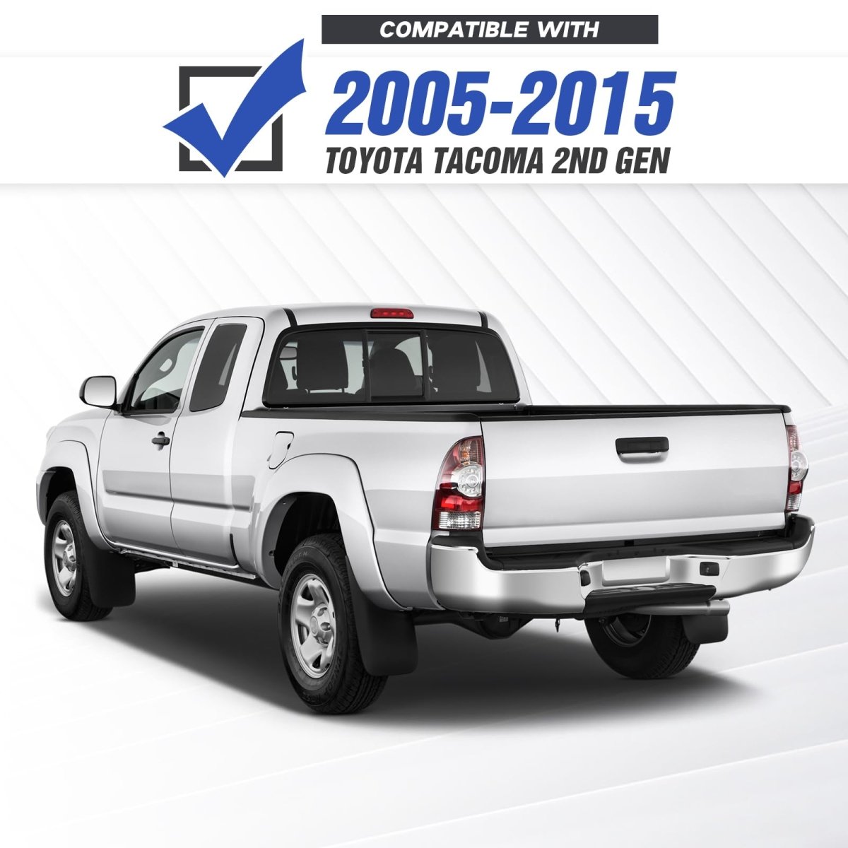 Replacement Car Bumpers Compatible with 2005-2015 Toyota Tacoma - Yzona
