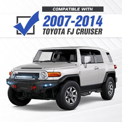 Strong Made Front Bumper for 2007-2014 Toyota FJ Cruiser 1st Gen with Winch Plate | Yzona