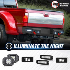 Rear Aftermarket Bumpers for Ford Compatible with 1999-2016 3rd Gen Ford F250 F350 F450 | Yzona