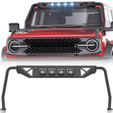 Yzona Madmax Windshield Frame Cover with 4 x LED Lights Compatible with 2021-2025 Ford Bronco