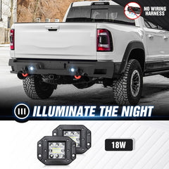 Aftermarket Replacement Bumpers Compatible with 2021-2024 Dodge Ram 1500 TRX - Yzona