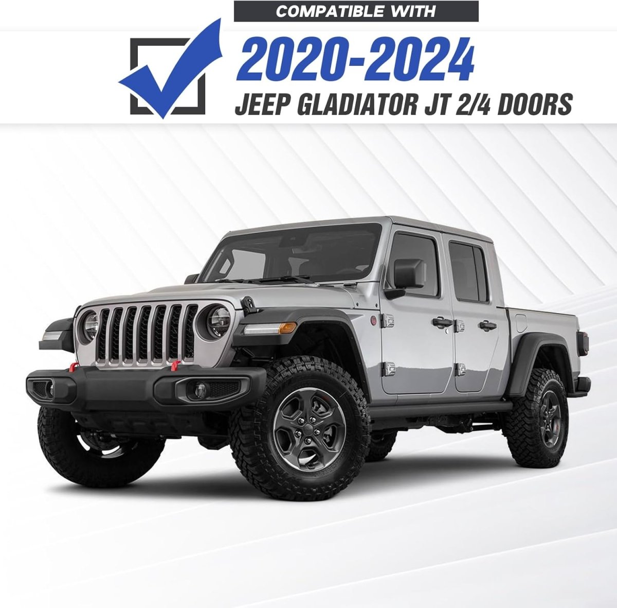 for Aftermarket Jeep Gladiator Front Rear Bumpers JT | 2020 2021 2022 2023 2024 | Yzona