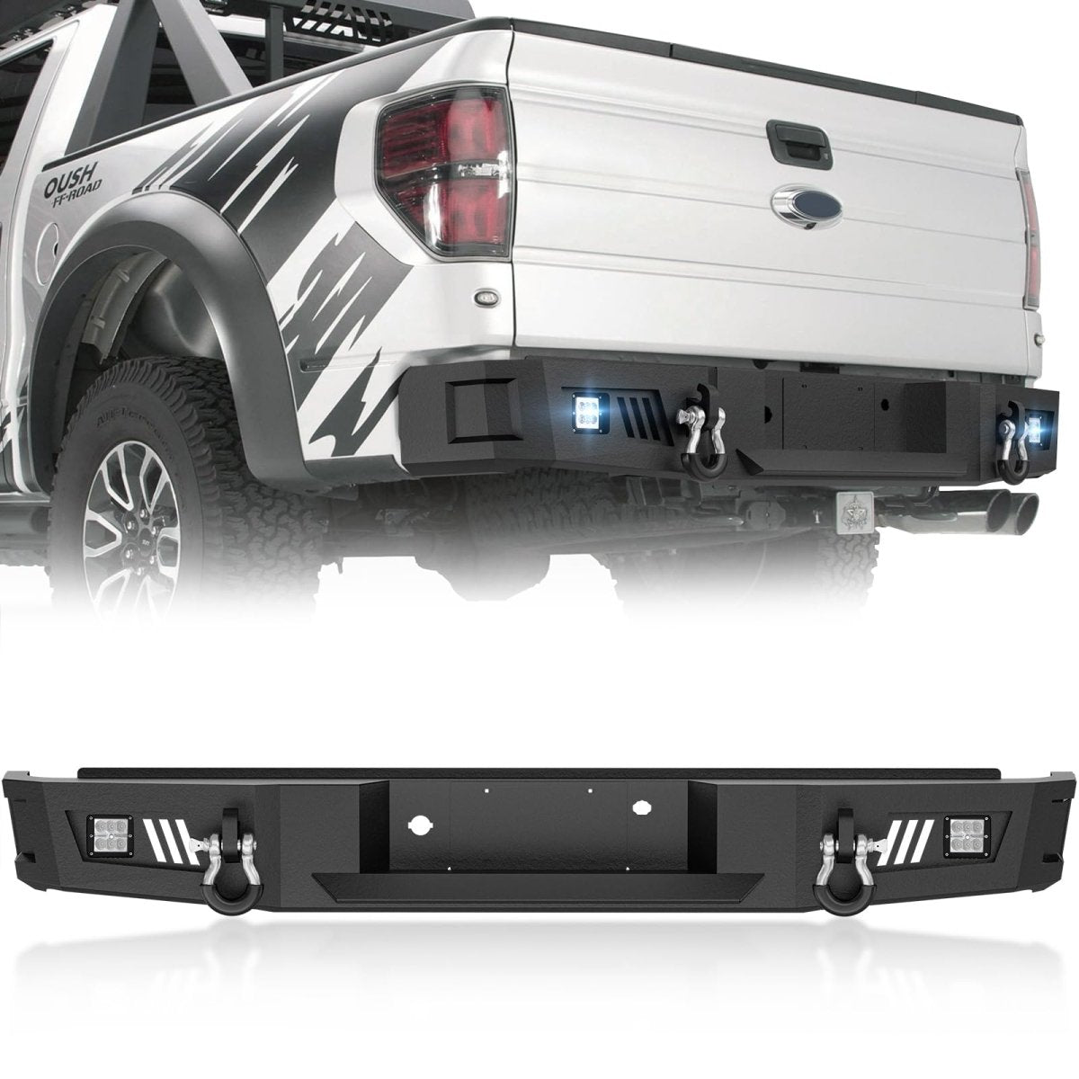 Auto Replacement Bumpers Compatible with 2004-2008 Ford F-150 - Yzona