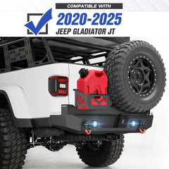 Bumpers Para Carros Compatible with 2020-2025 Jeep Gladiator JT | Yzona