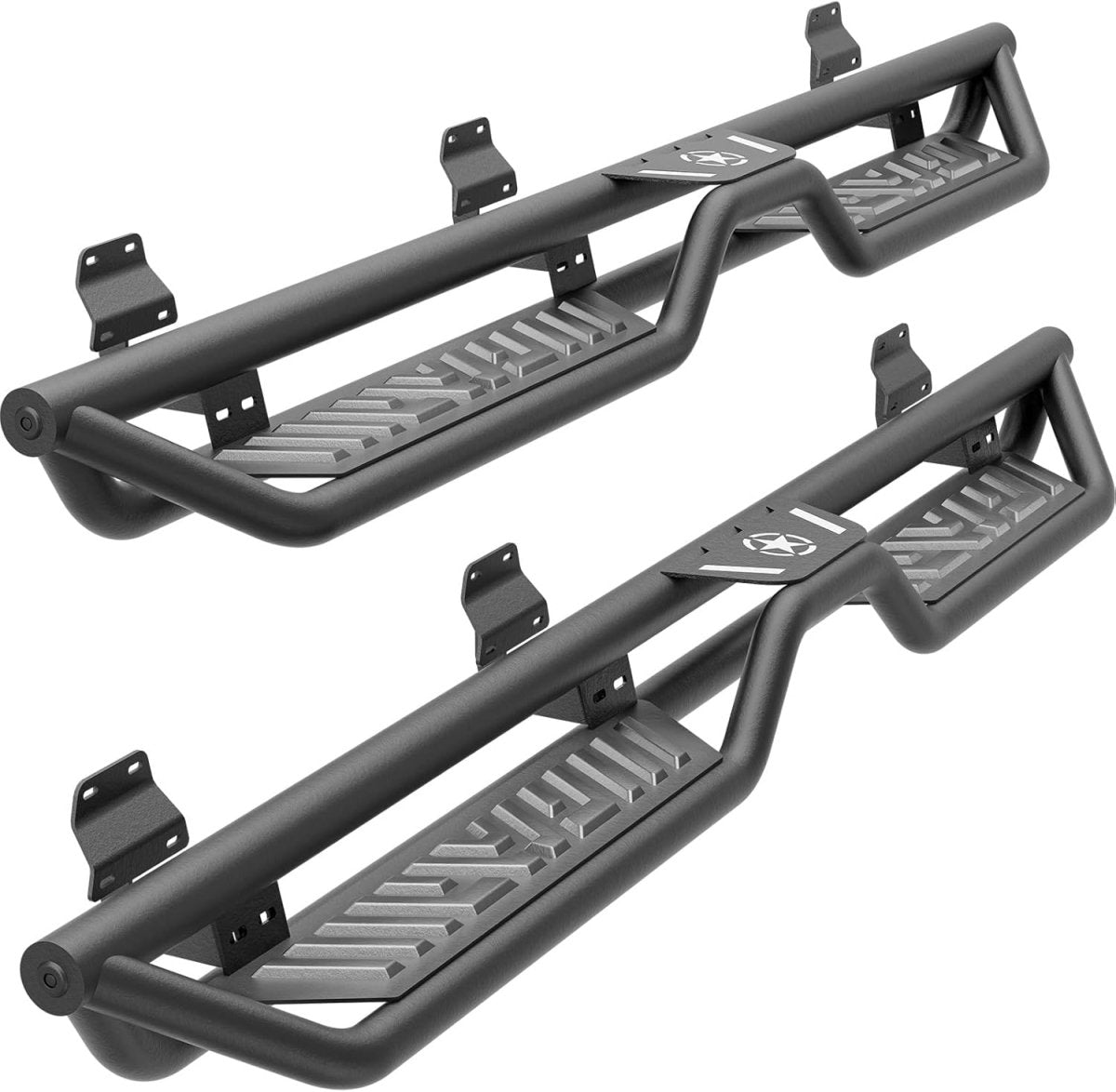 Yzona 2015-2025 Ford F150 & 2017-2025 Ford F250 F350 Super Duty Crew Cab Two Stairs Side Step