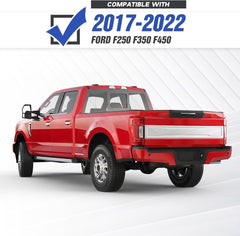 for Rear F350 Bumpers with Winch Compatible with 2017-2022 4th Gen Ford F250 F350 F450 with Paintable Armor | Yzona