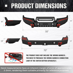 for Jeep WJ Bumpers Compatible with 1999-2004 Jeep 2nd Gen Grand Cherokee WJ | Yzona