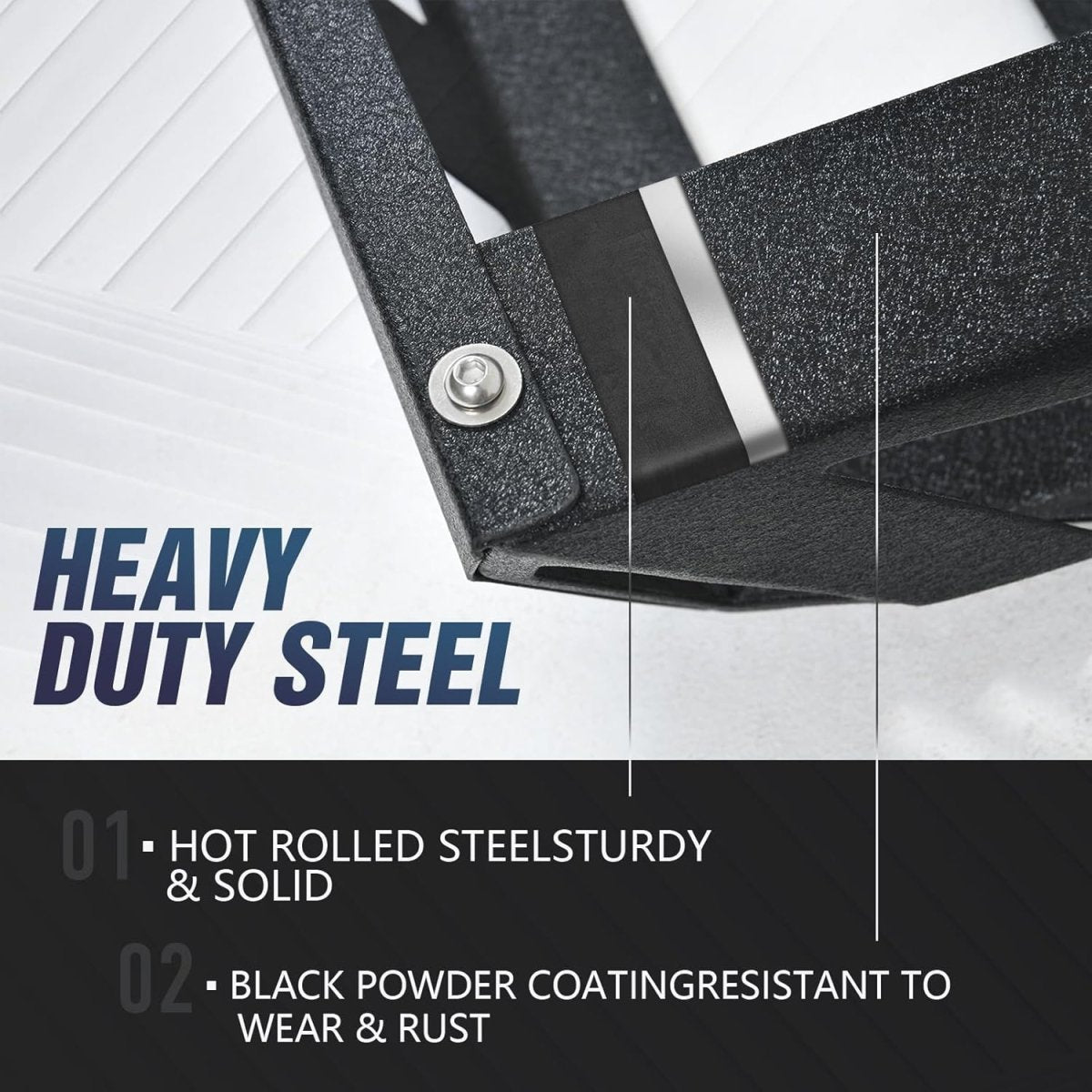 55"x41" Roof Racks & Cargo Carriers Basket with 2 Pcs LED Light Bars & Net | Yzona