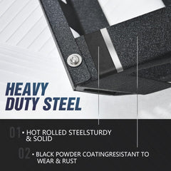 55"x41" Roof Racks & Cargo Carriers Basket with 2 Pcs LED Light Bars & Net | Yzona