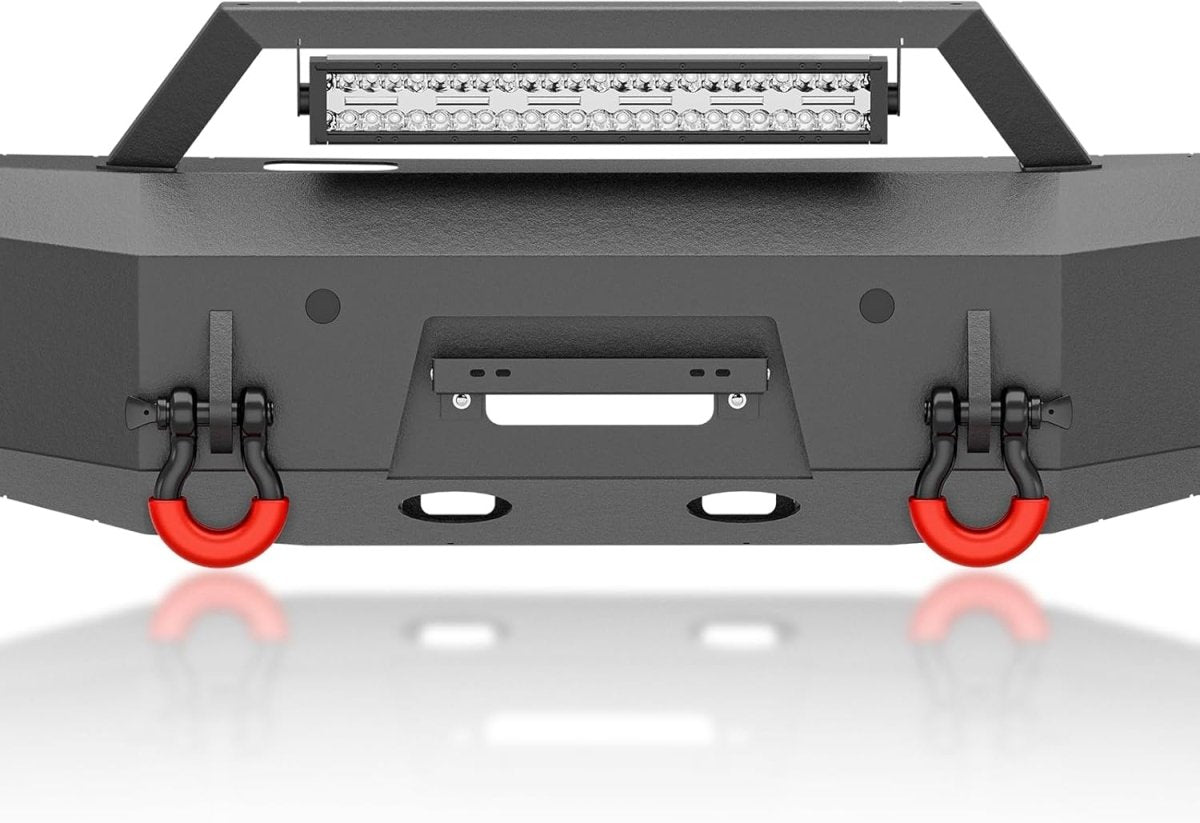 Replacement Truck Bumpers for Silverado Front Bumpers 20-23 Chevy Chevrolet Silverado 2500 3500 HD with Winch Plate| Yzona