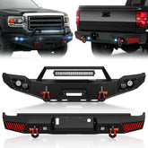 Pickup Heavy Duty Winch Bumpers for 2014-2015 GMC Sierra 1500 Equipped with LED Lights | Yzona