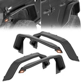 Fender Flares for Trucks Compatible with 2018-2024 Jeep Wrangler JL JLU Unlimited 2/4 Doors - Yzona
