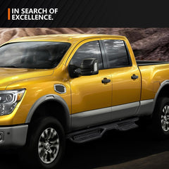 Wide Truck Steps and Running Boards for 2016-2025 Nissan Titan XD | 2004-2025 Nissan Titan-Not Included 2016 Model | Yzona