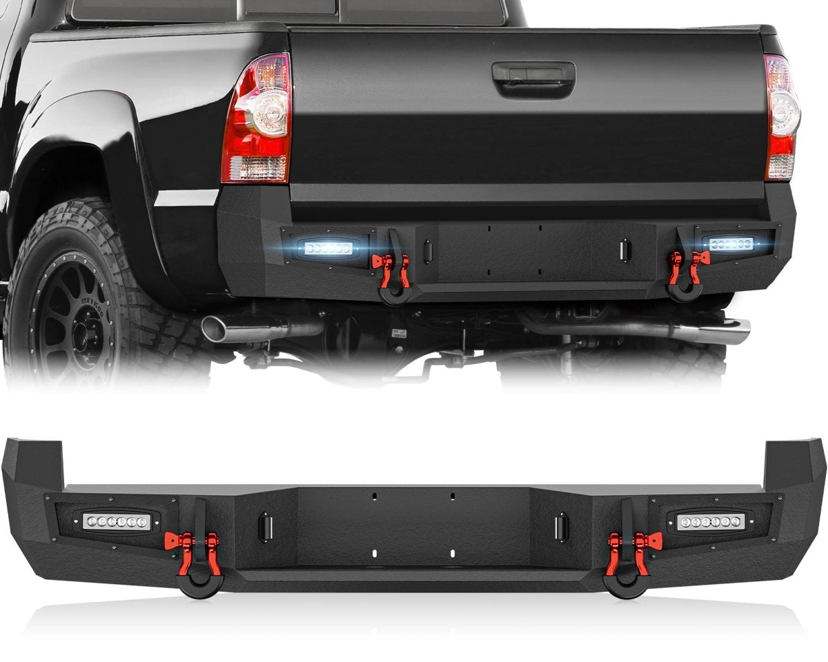 Replacement Car Bumpers Compatible with 2005-2015 Toyota Tacoma - Yzona