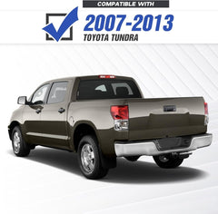 Off-road Rear Step Bumpers Compatible with 2007-2013 Toyota Tundra with Step Plate | Yzona