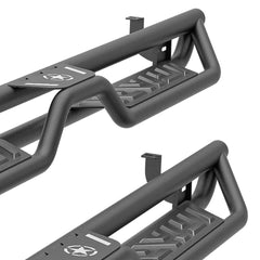 Heavy Duty Truck Side Steps Compatible with 2007-2021 Toyota Tundra Double/Extended Cab - Yzona