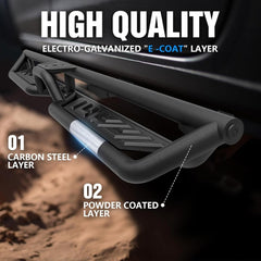 Yzona Running Boards for 2020-2025 Jeep Gladiator JT