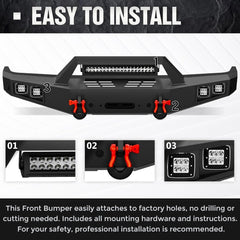 Best Replacement Bumper for 1999-2004 Land Rover Discovery 2 Rock Crawler Bumper | Yzona