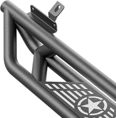 for Bronco Running Boards Compatible with 2021 2022 2023 2024 2025 Ford Bronco 2 Doors (Not for Sport Model), Heavy-Duty Steel Drop Side Steps Nerf Bars Bolt-on Step Plates Rock Sliders Rail