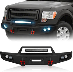 for 2014 F150 Front Bumper Compatible with 2009-2014 12th Gen Ford F150 (Excluding Raptor) | Yzona