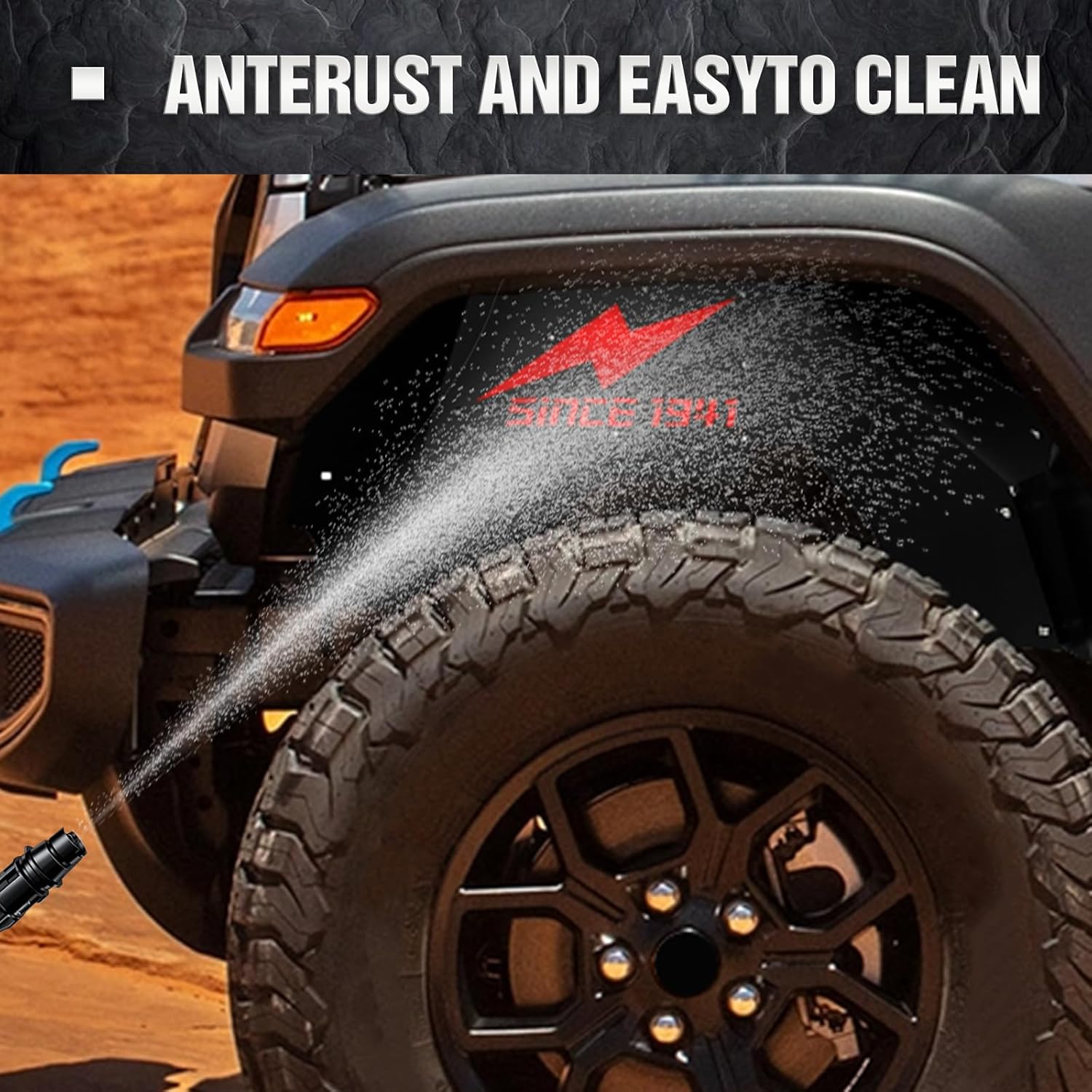 for Jeep Wrangler JL Inner Fender Liner | 18-24 Jeep Wrangler JL JLU & Gladiator JT 2/4 Doors | Yzona