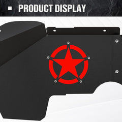 for Jeep JK Inner Fender Compatible with 2007-2018 Jeep Wrangler JK & JKU Unlimited 2/4 Doors - Yzona