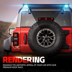 Hard Top Luggage Carrier for SUV Compatible with 2021-2024 Ford Bronco | Yzona