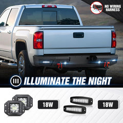 Heavy Duty Rear Truck Bumpers for 2014-2018 Chevy Silverado 1500 & GMC Sierra 1500 | Yzona