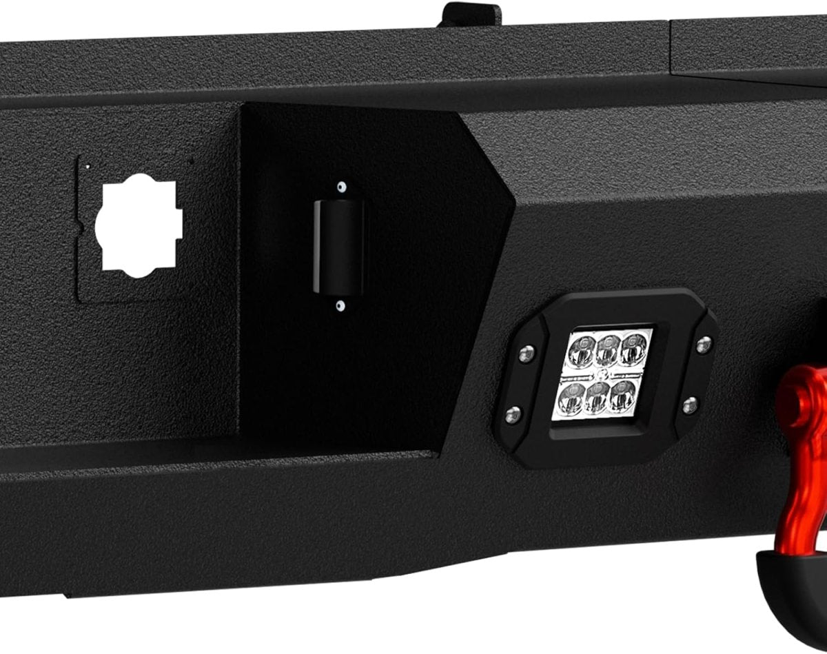 Heavy Duty Rear Truck Bumpers for 2014-2018 Chevy Silverado 1500 & GMC Sierra 1500 | Yzona