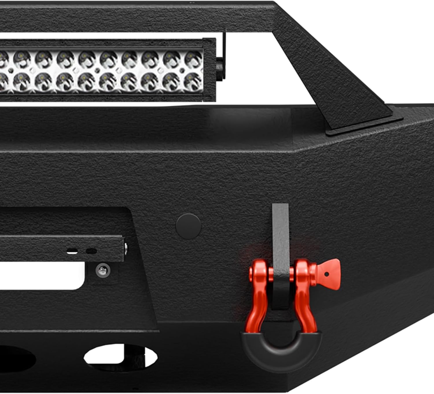 Pickup Replacement Front Winch Bumpers for 2011-2014 GMC Sierra 2500 3500 HD with 5 x LED Lights | Yzona