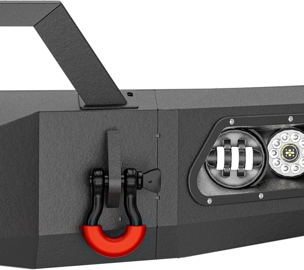 Off-Road Front Bumpers Auto Parts for 2015-2018 Dodge Ram 1500 Rebel Equipped with 5 x LED Lights | Yzona