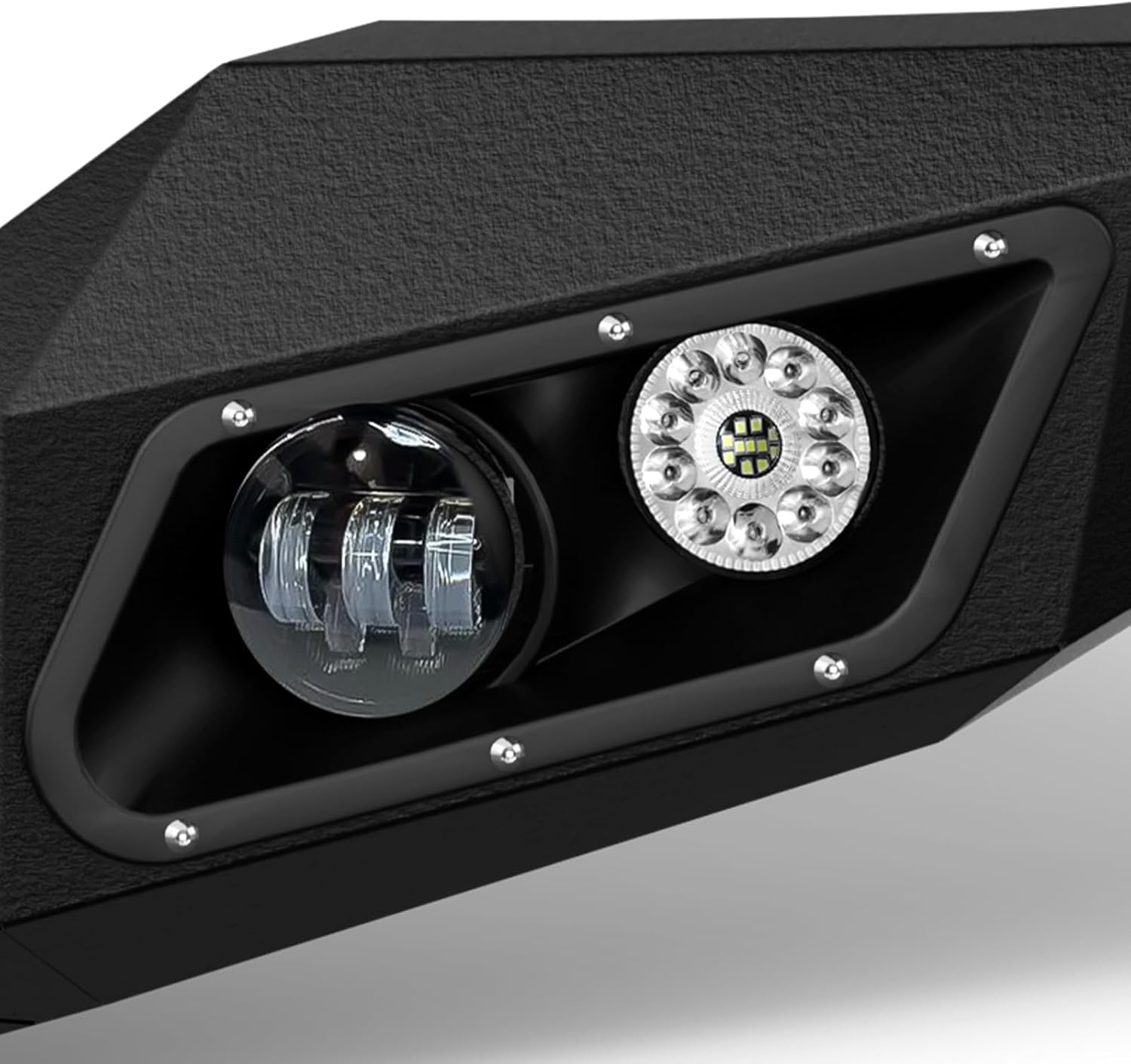 Off Road Truck Front Bumper for 2016-2018 Chevy Chevrolet Silverado 1500 with Winch Plate | Yzona