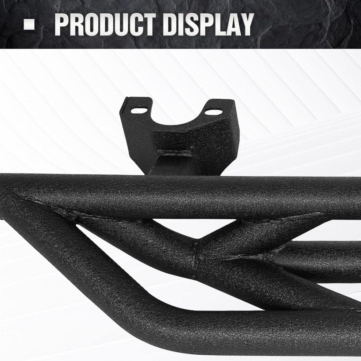 Off-Road Jeep Wrangler Step Running Boards Compatible with JK 2 Doors(07-18) | Yzona