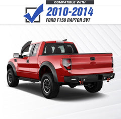 Aftermarket Off-road Bumpers for 2010-2014 Ford F-150 F150 SVT Raptor with 4 x LED Lights | Yzona