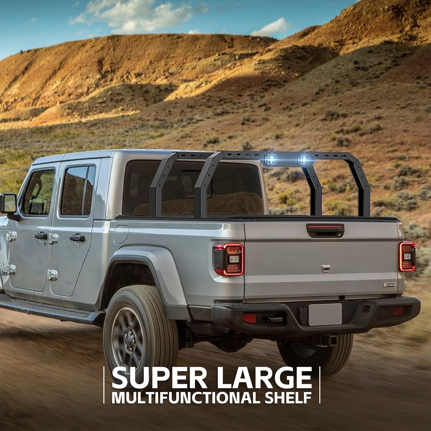 Overland Rack for Pickup Bed for Ram 1500/ Tundra/Silverado & Sierra 1500/ F150/Gladiator JT/Titan | Yzona