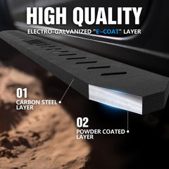 Running Boards for Trucks Compatible with 2024-2025 Tesla Cybertruck - Yzona