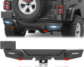 Aftermarket Off-road Bumpers Compatible with 2018-2025 Jeep Wrangler JL JLU Unlimited - Yzona