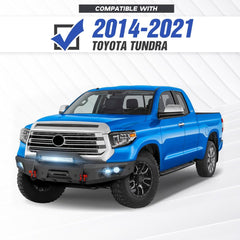 Replacement Bumpers for Cars Compatible with 2014-2021 Toyota Tundra - Yzona