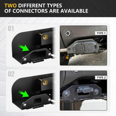 for Ford Bronco 2 Inch Trailer Hitch Receiver | 21-25 Ford Bronco 2 Door & 4 Door Hitch Receiver with Cover | Yzona