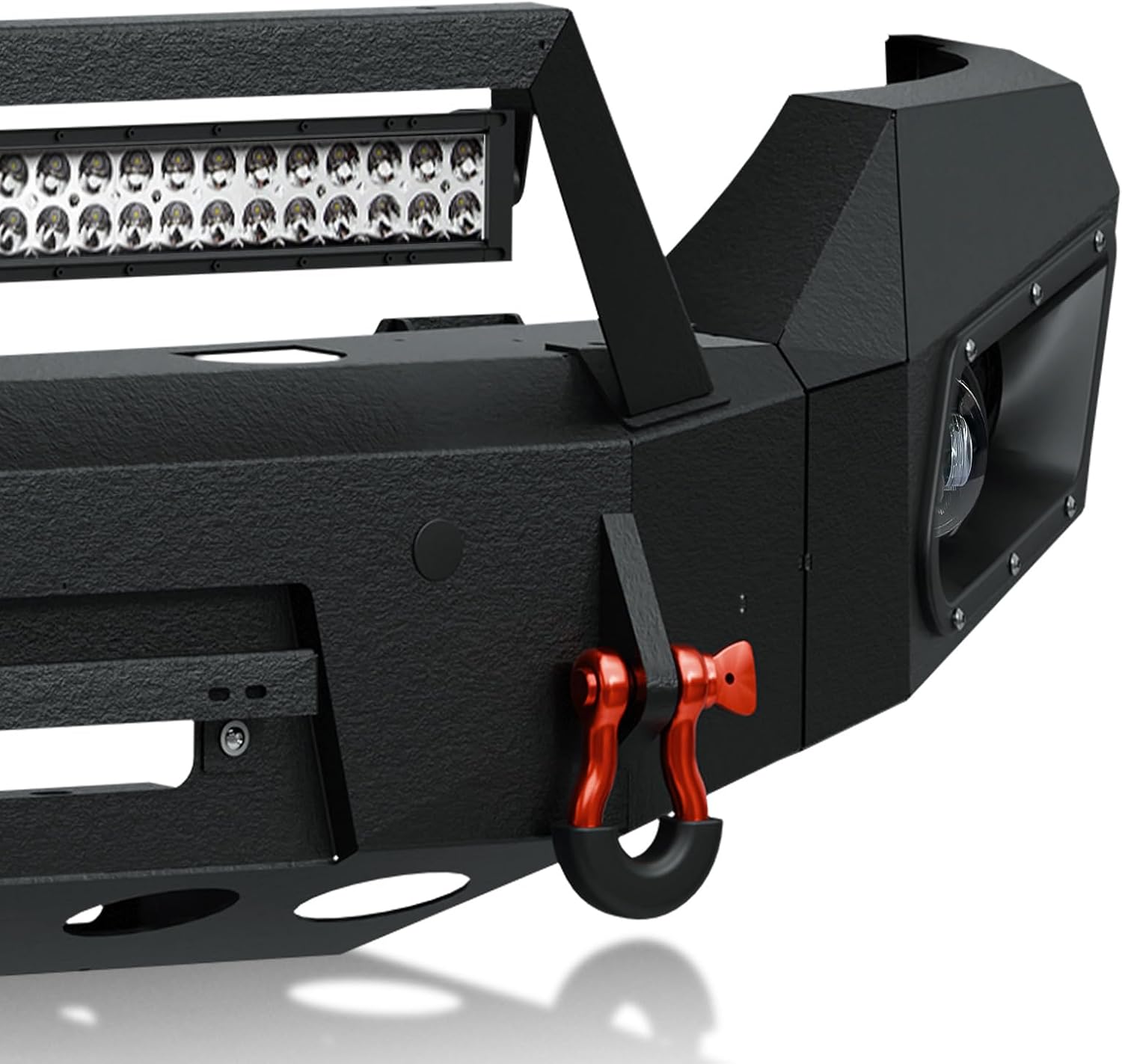 Truck Front Off-road Bumpers for 2016-2018 GMC Sierra 1500 with 5 x LED Lights| Yzona