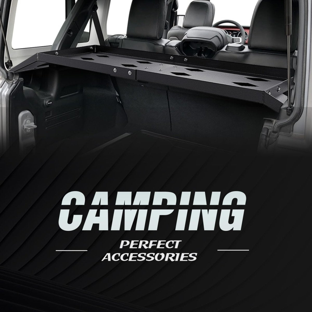 Interior Cargo BasketCompatible with 2007-2025 Jeep Wrangler JK JKU & JL JLU