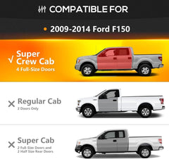 Yzona 2009-2014 Ford F150 F-150 Super Duty SuperCrew Cab