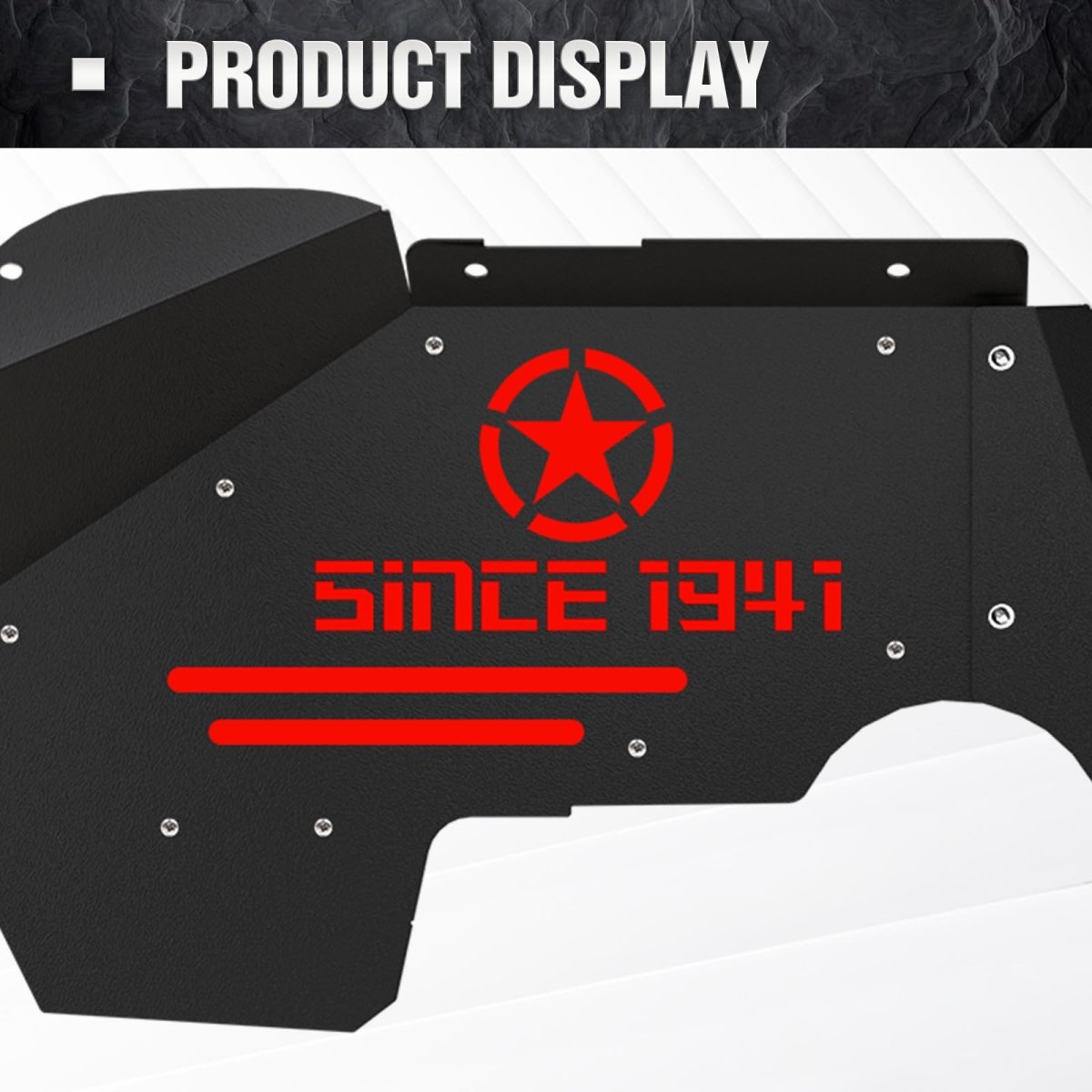 Front Inner for Jeep JK Fender Liners | 07-18 Jeep Wrangler JK & JKU Unlimited Sport Sahara Rubicon | Yzona