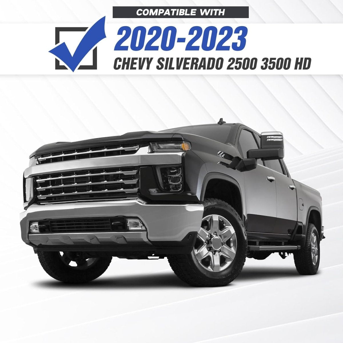 Replacement Truck Bumpers for Silverado Front Bumpers 20-23 Chevy Chevrolet Silverado 2500 3500 HD with Winch Plate| Yzona
