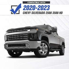 After Market Heavy Bumpers for Trucks Compatible with 20-23 Chevy Chevrolet Silverado 2500 3500 HD w/LED Lights | Yzona