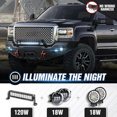 Heavy Duty Front Bumpers for Trucks 2015-2019 GMC Sierra 2500 3500 HD | Yzona