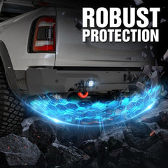 Aftermarket Rear Bumpers Compatible with 2021-2024 Dodge Ram 1500 TRX - Yzona